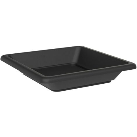 TeraPlast™ Untersetzer NAZCA Ash anthrazit quadratisch 29 cm - Kunststoff