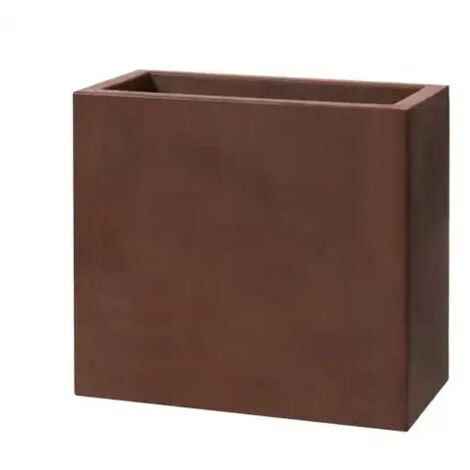 Teraplast Vaso Fioriera Schio Tower Essential Bronzo 79x38,7xh70 cm in Plastica