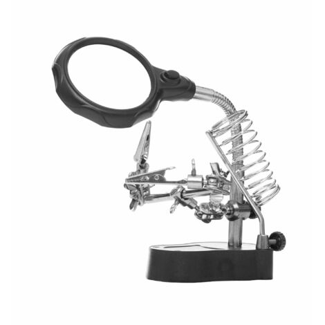 TERCERA MANO - SOPORTE PARA LUPA DE SOLDADURA KD10455