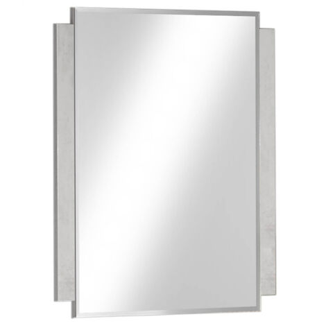 TERESA - Miroir 82x90cm pour Commode Aspect Béton Ciré