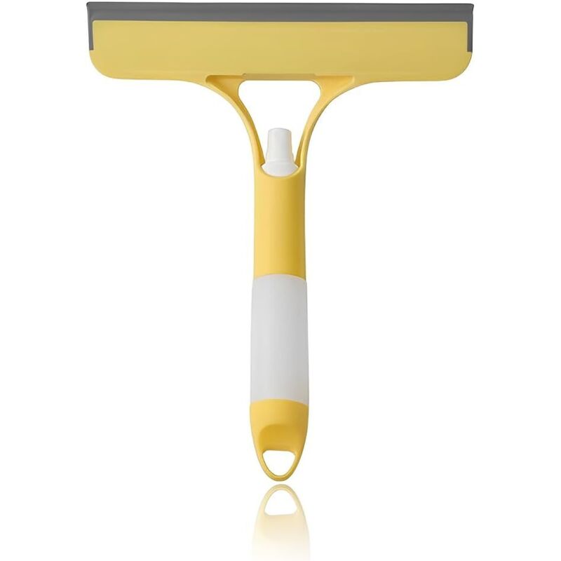 Image of Tergivetro 3 in 1 con spruzzatore integrato, detergente in spugna e lama in silicone, tergivetro per doccia, per doccia, bagno, specchi, pulizia di