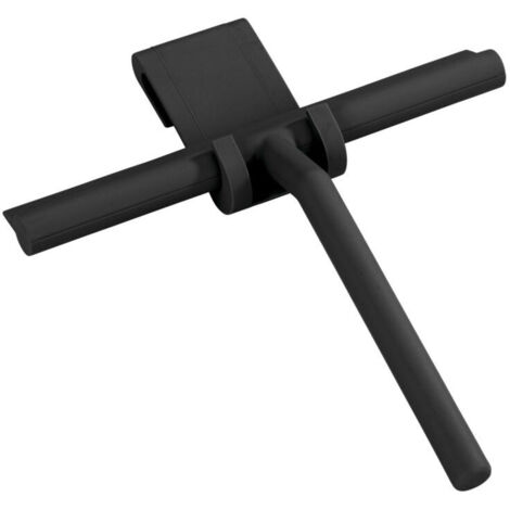 tergivetro da bagno in silicone nero
