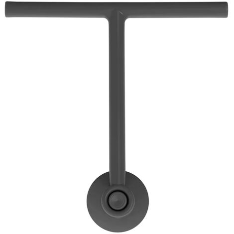 Tergivetro doccia grigio in plastica antigraffio con ventosa Spring