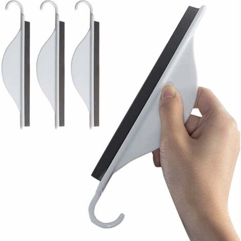 Tergivetro Tergicristallo E Scrubber Doppia Lama Laterale In Gomma E Spugna Set Di Spazzole Per La Pulizia Del Parabrezza Dell'auto In Vetro - Foto 4