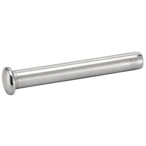 AFG DIFFUSION Terminaison à sertir tête cylindrique bombée inox A4 - 1 pc - 4 mm