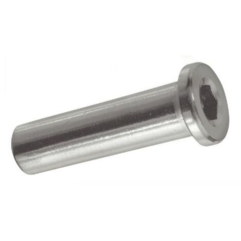 Embout à Sertir Manuel Câble 3 Mm Fileté M5 Inox 304 - Marque FP INOX