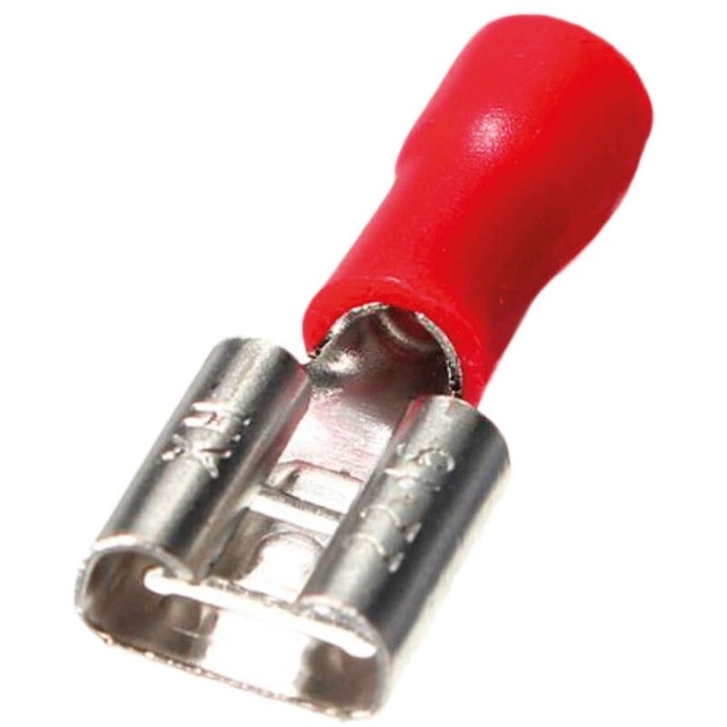 

GSC - Bolsa 50u Enchufable hembra plano 5,6/1,5mm Rojo