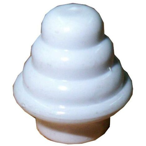 Terminal Barra Armario 12mm Blanco 1202203