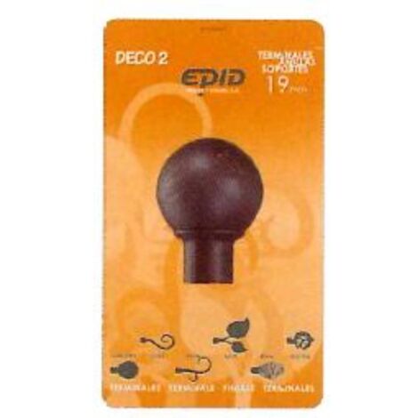 Terminal Barra Cortina 19Mm Met Crem Garona Epid