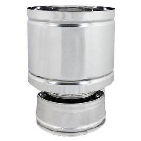 Terminal coupe-vent à canon en acier inoxydable