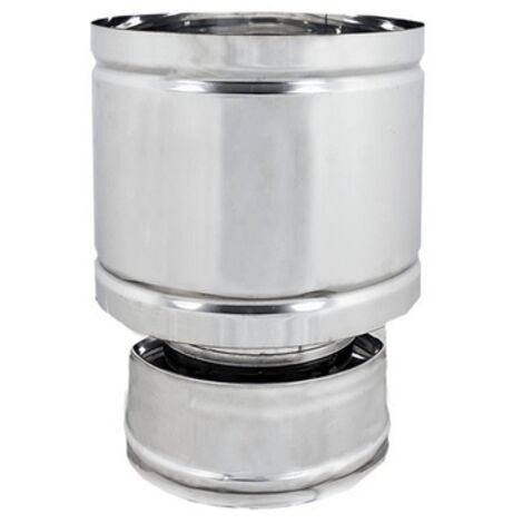 Terminal coupe-vent à canon en acier inoxydable