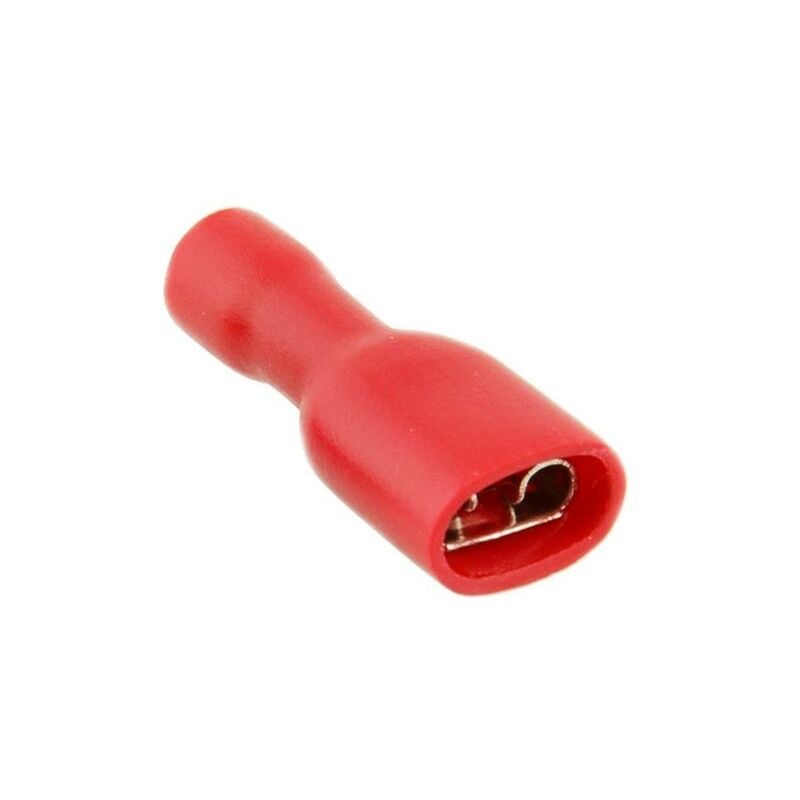 

Cembre - Terminal de cable 4,8x0,8 Hembra Aislado Rojo
