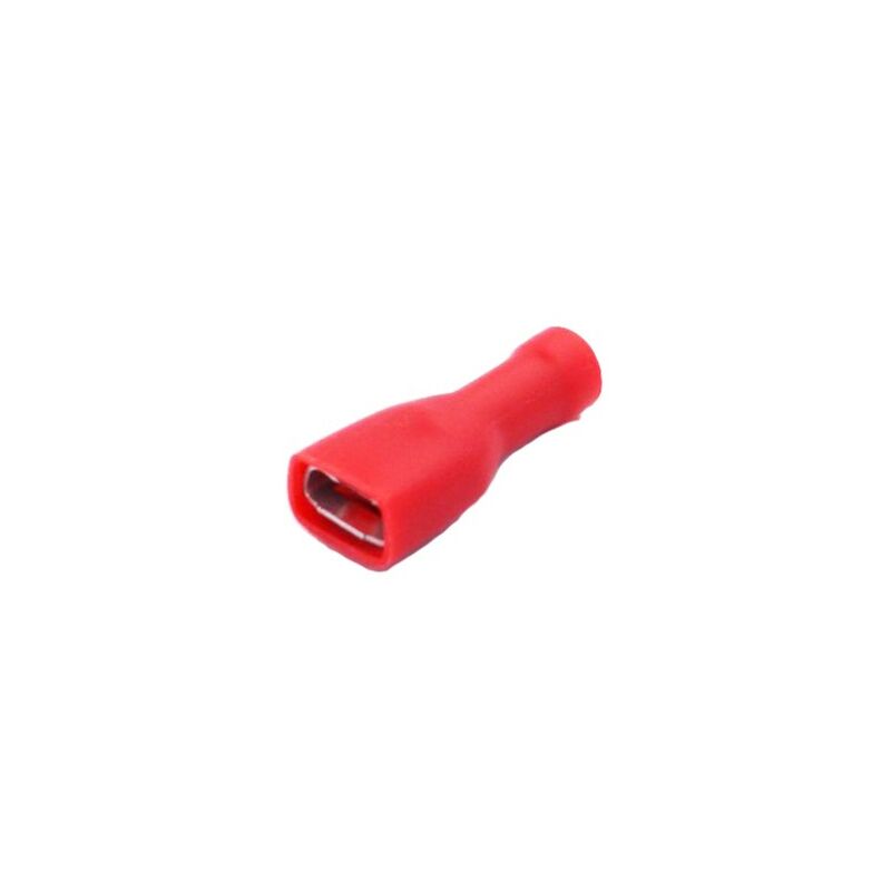 

Cembre - Terminal de cable 6,3x0,8 Hembra Aislado Rojo