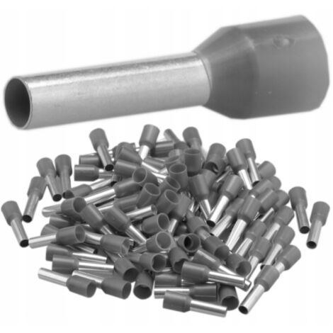 Terminal de casquillo aislado 0,75/8 gris (100 uds.)