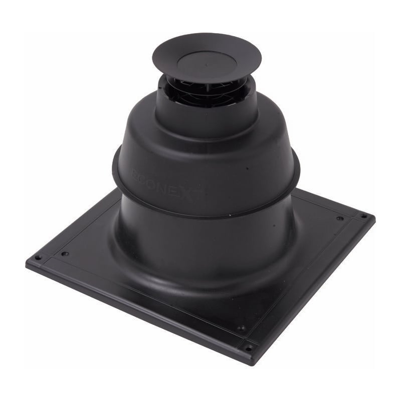 Terminal de cheminée - Noir - diamètre 60 mm TEN