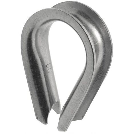 Terminal de corazón - Inox A4 ØCable 5mm - Caja de 5
