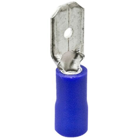 Terminal Electricidad 2,5Mm Faston Macho Az Hepoluz 10 Pz
