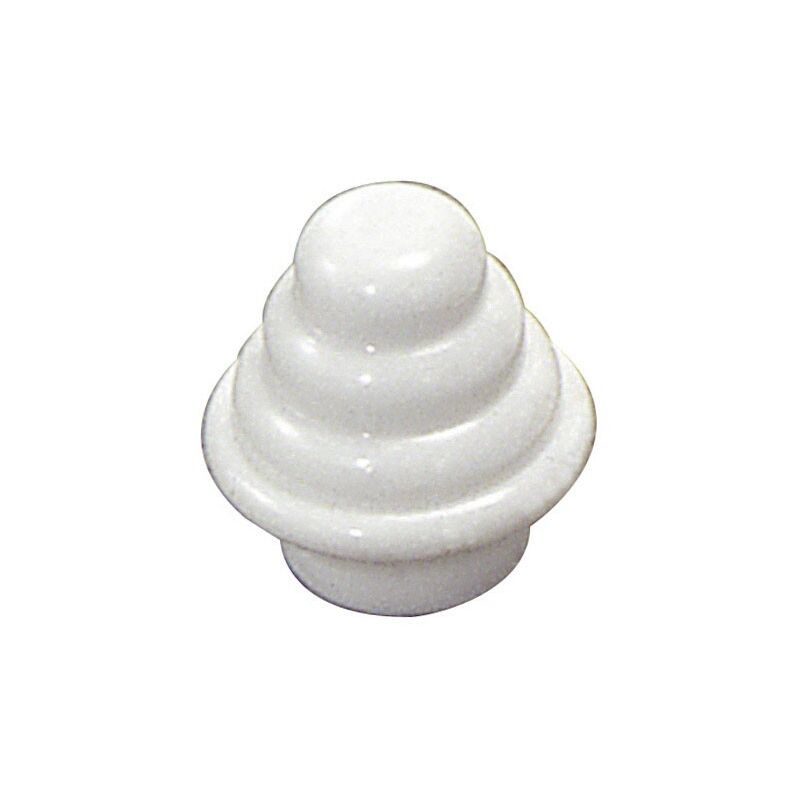 

Terminal barra exterior tubo 12 mm.Ø blanco