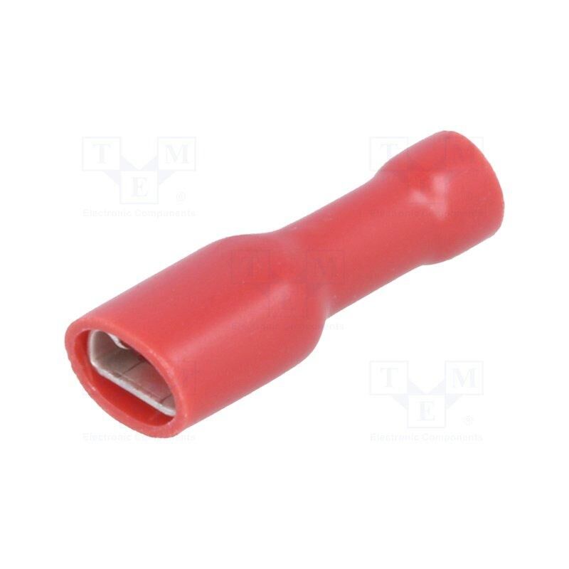 

Terminal Faston Hembra 4,8mm AISLADO Color ROJO (ST-013/R)