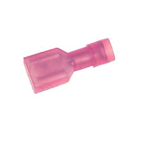 Terminal faston hembra 6 mm. con funda antihumedad