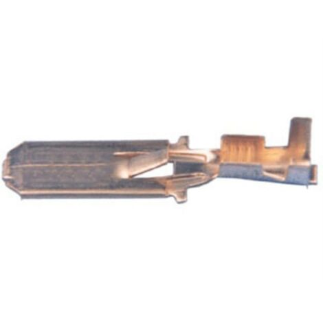 Terminal faston hembra /macho con gancho 6,3 mm.