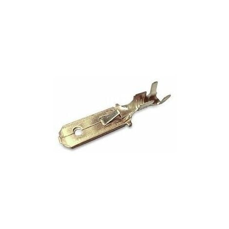 Terminal faston macho 6.3x25x13.8mm 50 uds