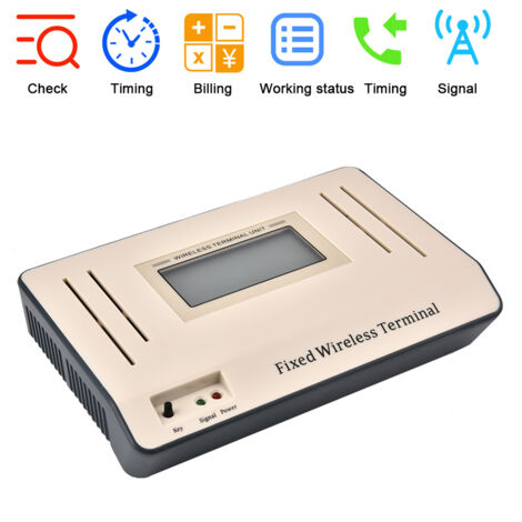 Terminal GSM fixe pour alarme avec enregistrement, 100-240V, compatible Quadri-bande Européen