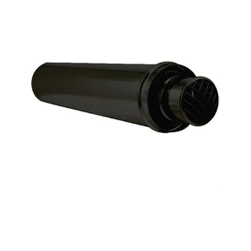 Conduit horizontal 80/125 noir mat