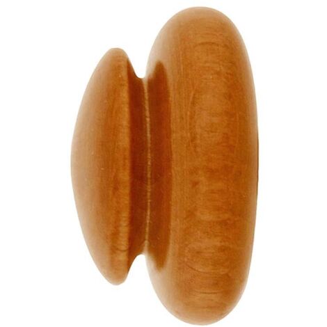 Terminal Madera Especial 28x43 mm. Teca