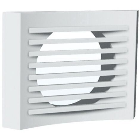 Terminal métallique plafond de diffusion/extraction, finition alu gris, D 200 mm S&P () 852142