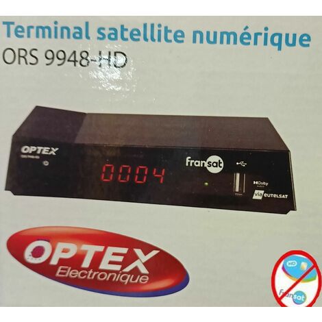 TERMINAL SATELLITE NUMÉRIQUE FRANSAT ORS 9948-HD (SANS CARTE)