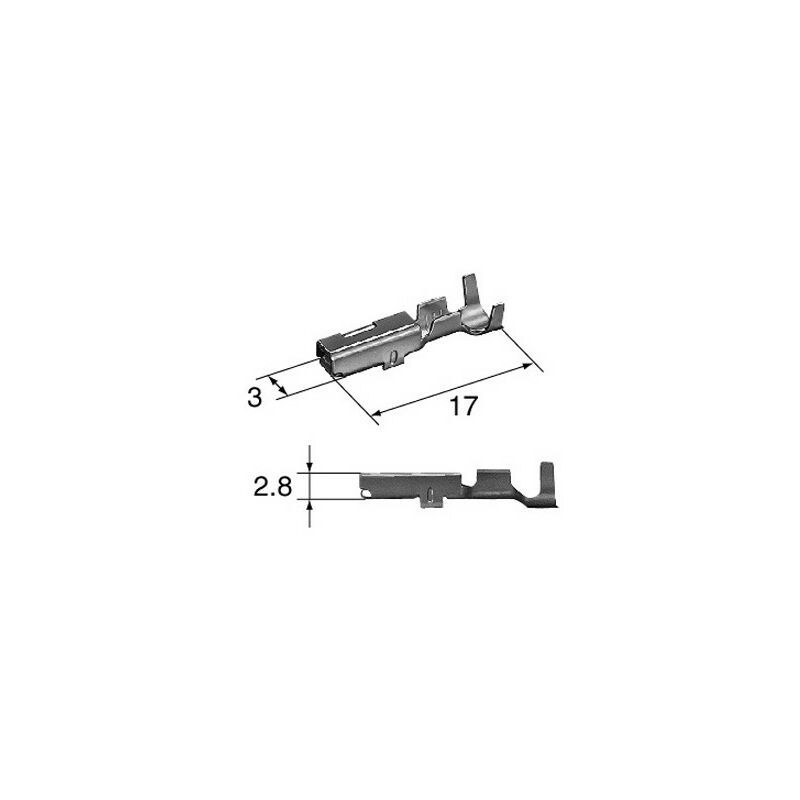 

Terminal TS Sealed Hembra 8100-0461