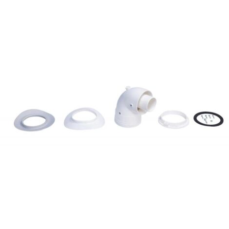 Terminal Ventouse Horizontal ATLANTIC D60-100 et Coude 90° Compatible Hysae Hybrid - 074014