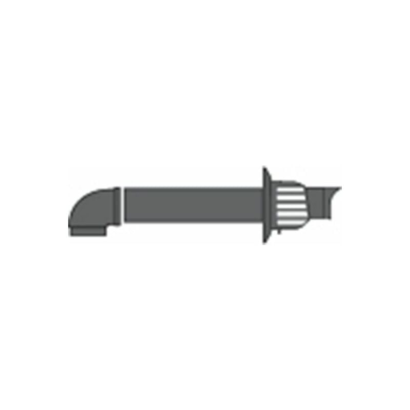 Terminal ventouse horizontal condensation Frisquet d60-100 ref f3aa40892