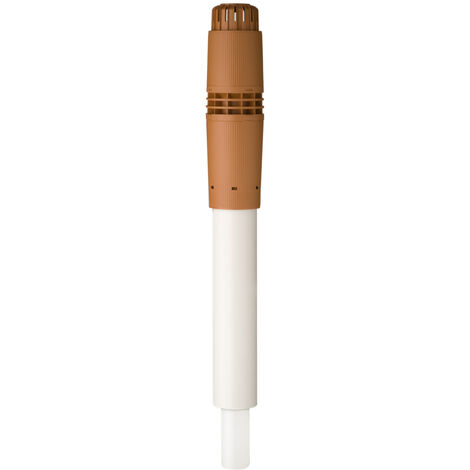 Terminal vertical condensation consentrique PPTL/PVC - gaz/fioul