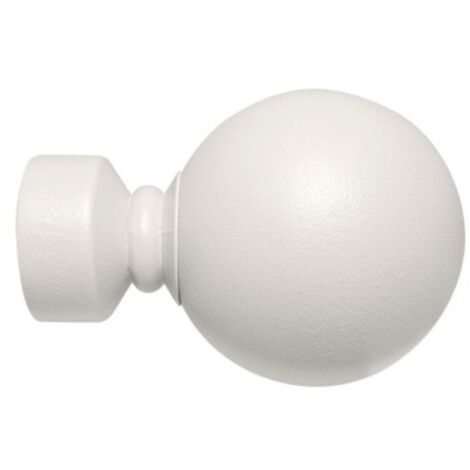 TERMINALE Ø28 BALL BIANCO - EMMEBI