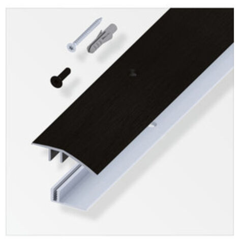 TERMINALE A SCIVOLO PER PARQUET NERO SPAZZ. 100 CM- 1,0 pz