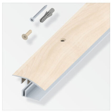 TERMINALE A SCIVOLO PER PARQUET ROVERE CREMA 100 CM- 1,0 pz