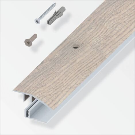 Terminale A Scivolo Per Parquet Rovere Grigio 100 Cm