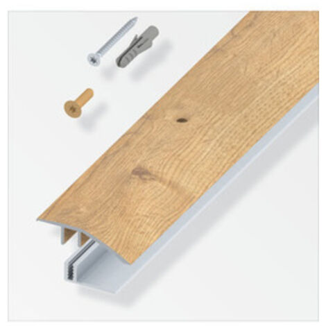 TERMINALE A SCIVOLO PER PARQUET ROVERE NAT. 100 CM- 1,0 pz