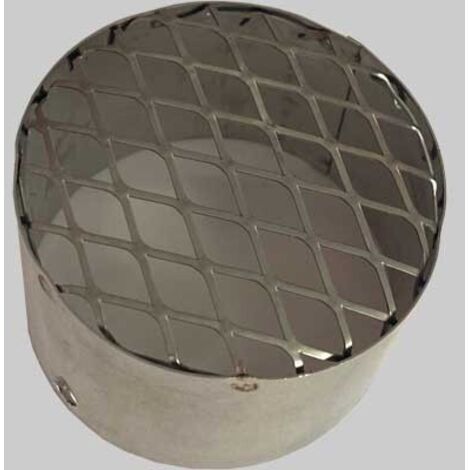 TERMINALE ASPIRAZIONE INOX - Ø 80