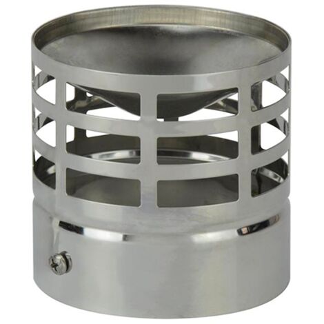 TERMINALE DI SCARICO Ø8 CM ACCIAIO INOX