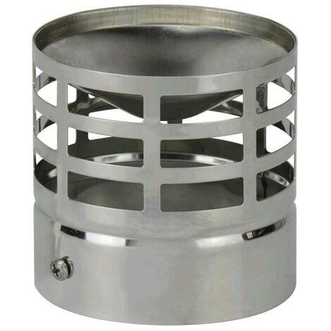 Terminale di Scarico per Tubi Stufa a Pellet in Acciaio inox 10   cm - AL1024 Diametro 10 cm Terminale di Scarico