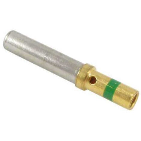 Terminale DT size 16 femmina per cavo sez. 14 awg sciolto tornito dorato