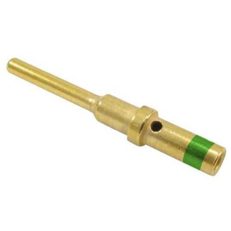 Terminale DT size 16 maschio per cavo sez. 14 awg sciolto tornito dorato