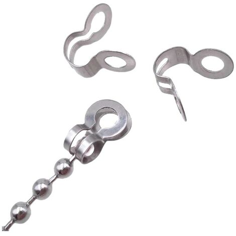 TERMINALE 'EASY' PER CATENA Ø 3,6 mm / cf.25 pezzi - nichelato