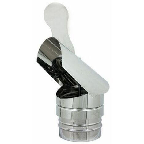 TERMINALE GALLO TONDO INOX Diam. 200