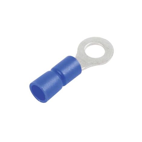 Terminale isolato di tipo rotondo 8,4 mm - blu