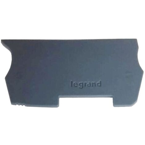 Terminale Legrand grigio per morsetti a vite sezionabile 037555