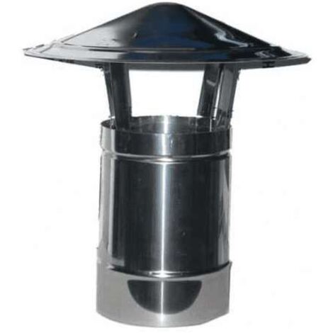 Terminale Parapioggia Inox 15 Ala